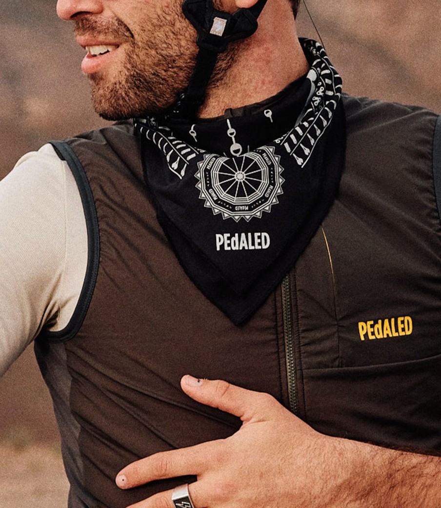 Uomo PEdALED | Bandana Ciclismo In Cotone Nero