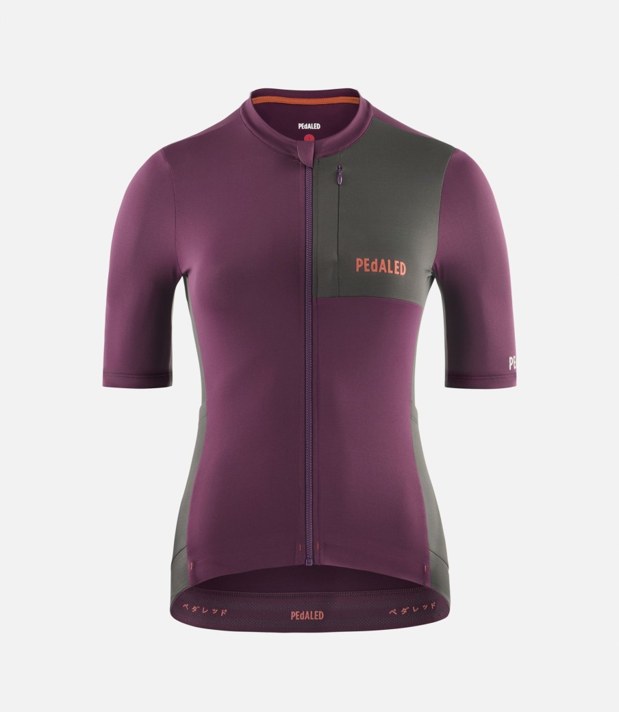 Donna PEdALED | Maglia Cargo A Maniche Corte Da Donna Viola