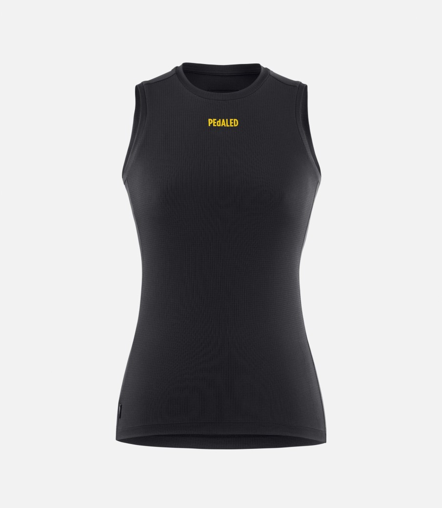 Donna PEdALED | Base Layer Senza Maniche Power Dry® Da Donna Nero