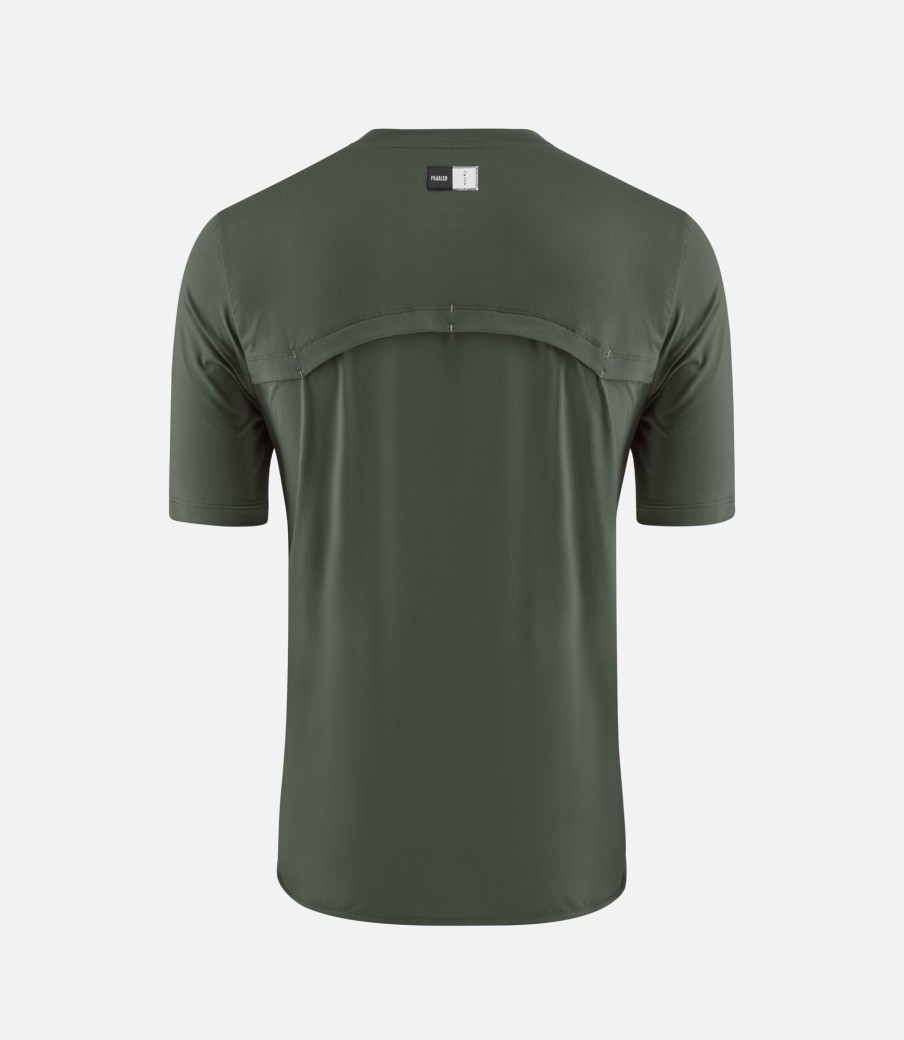 Uomo PEdALED | T-Shirt Polartec® Da Gravel Grey Ink