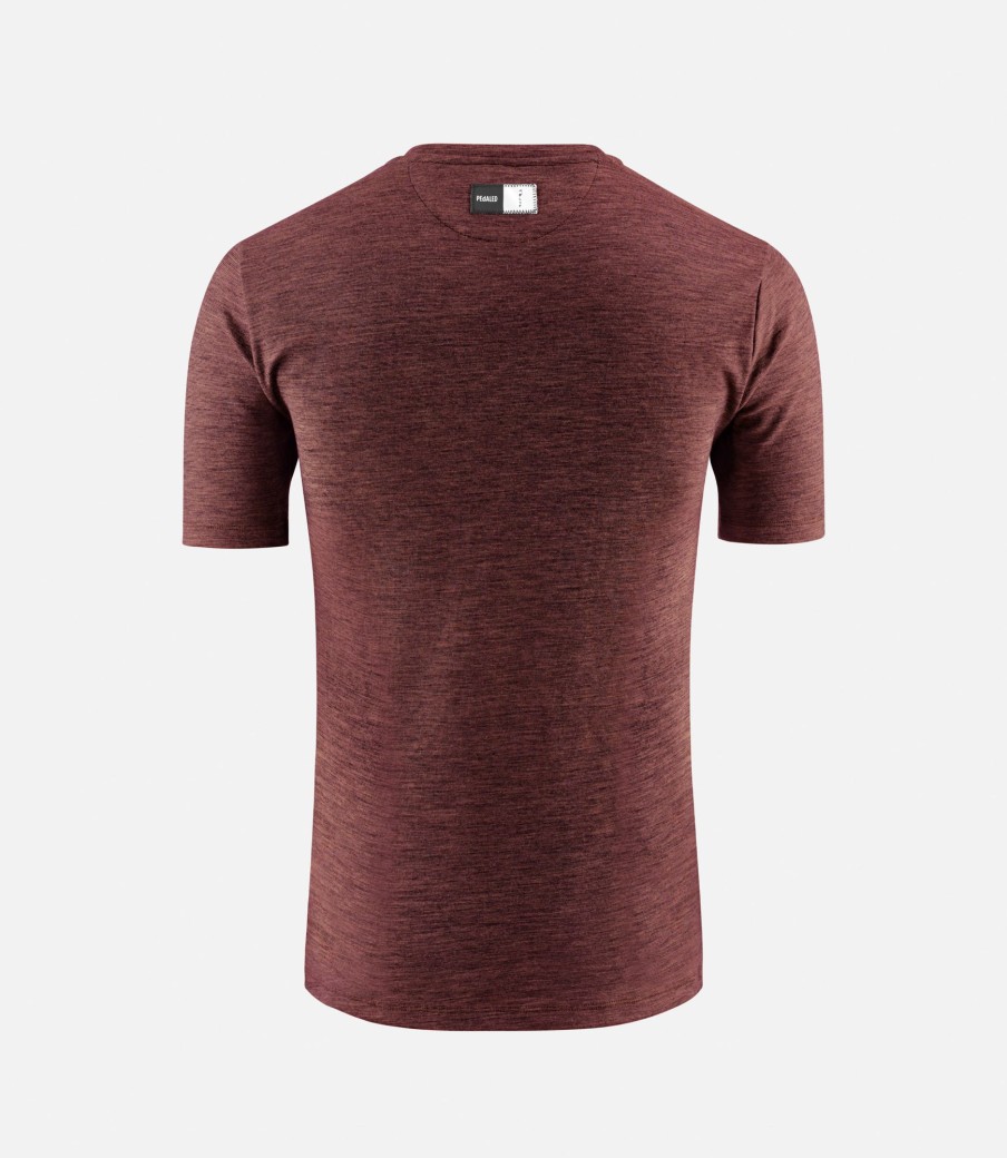 Uomo PEdALED | Maglia In Lana Merino Madder Brown