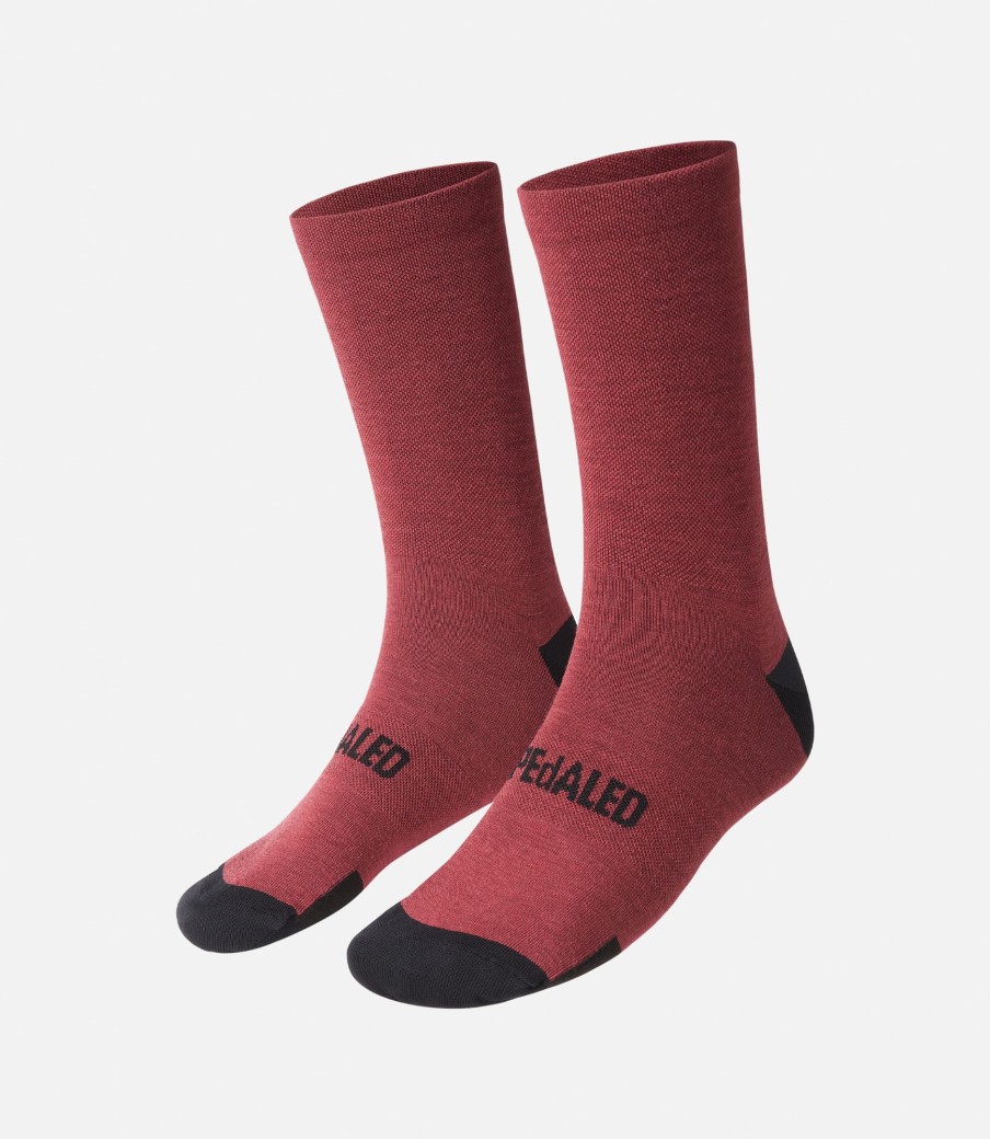 Uomo PEdALED | Calze In Lana Merino Sun-Dried Tomato