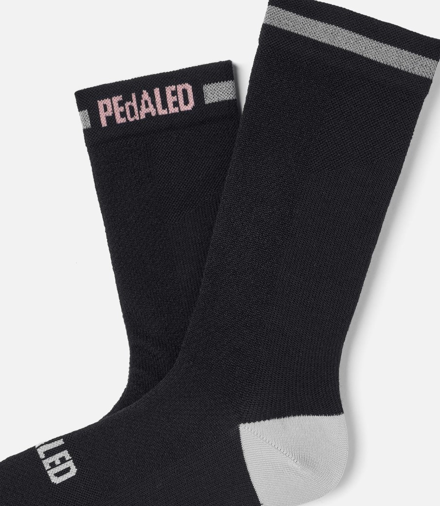 Uomo PEdALED | Calzini In Merino Nero