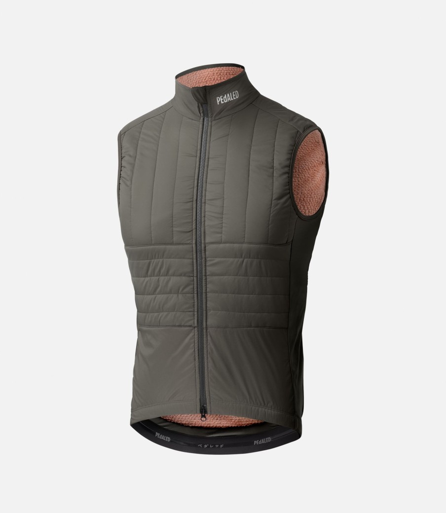 Uomo PEdALED | Gilet Down Alpha® Grey Ink