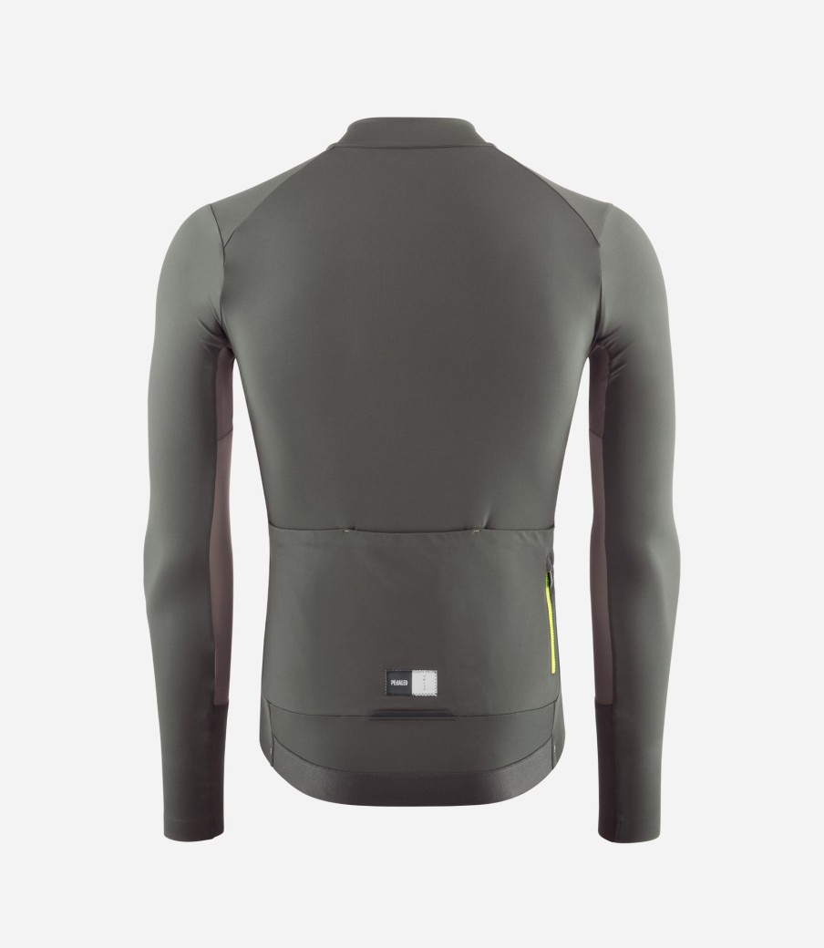 Uomo PEdALED | Maglia Maniche Lunghe Grigio Scuro