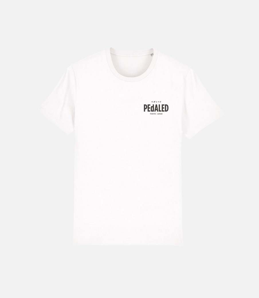 Uomo PEdALED | T-Shirt In Cotone Bianco