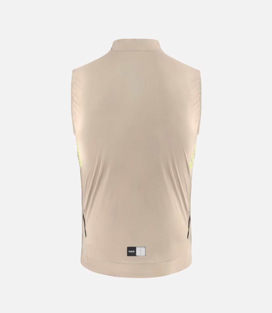 Uomo PEdALED | Gilet Impermeabile Off-White