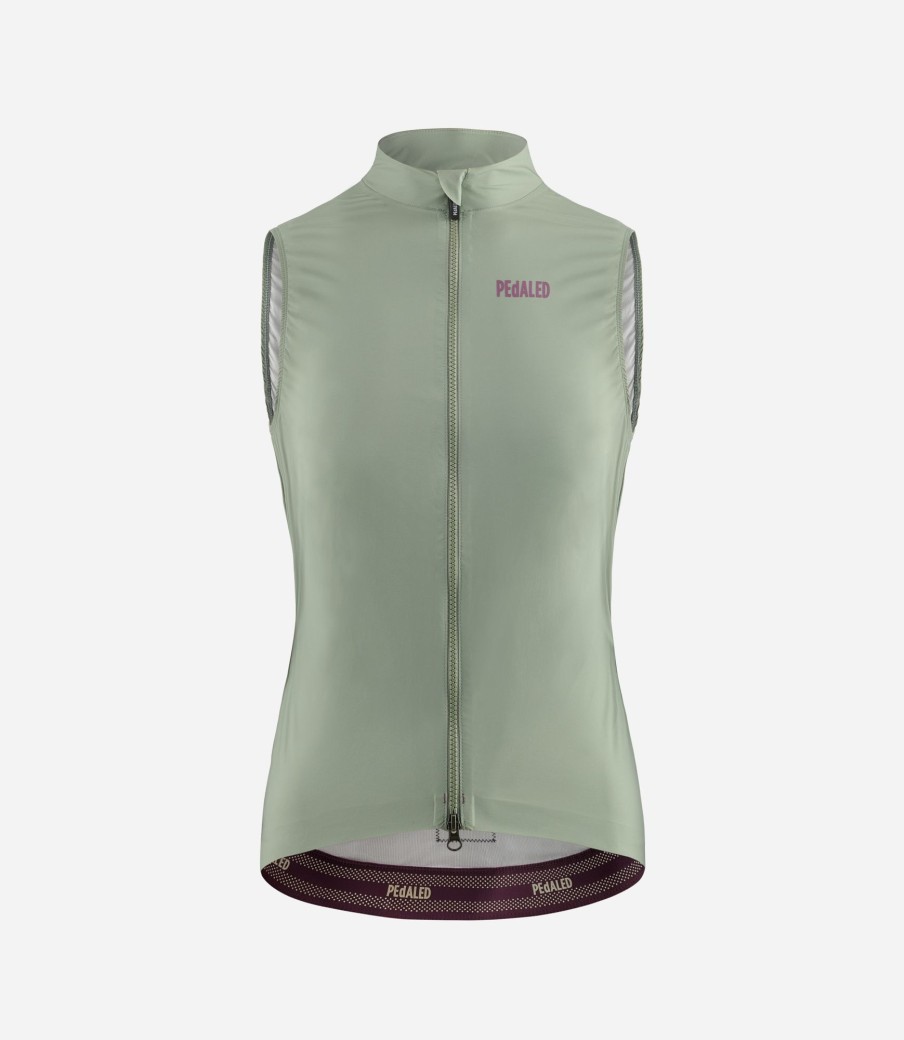 Donna PEdALED | Gilet Impermeabile Da Donna Verde