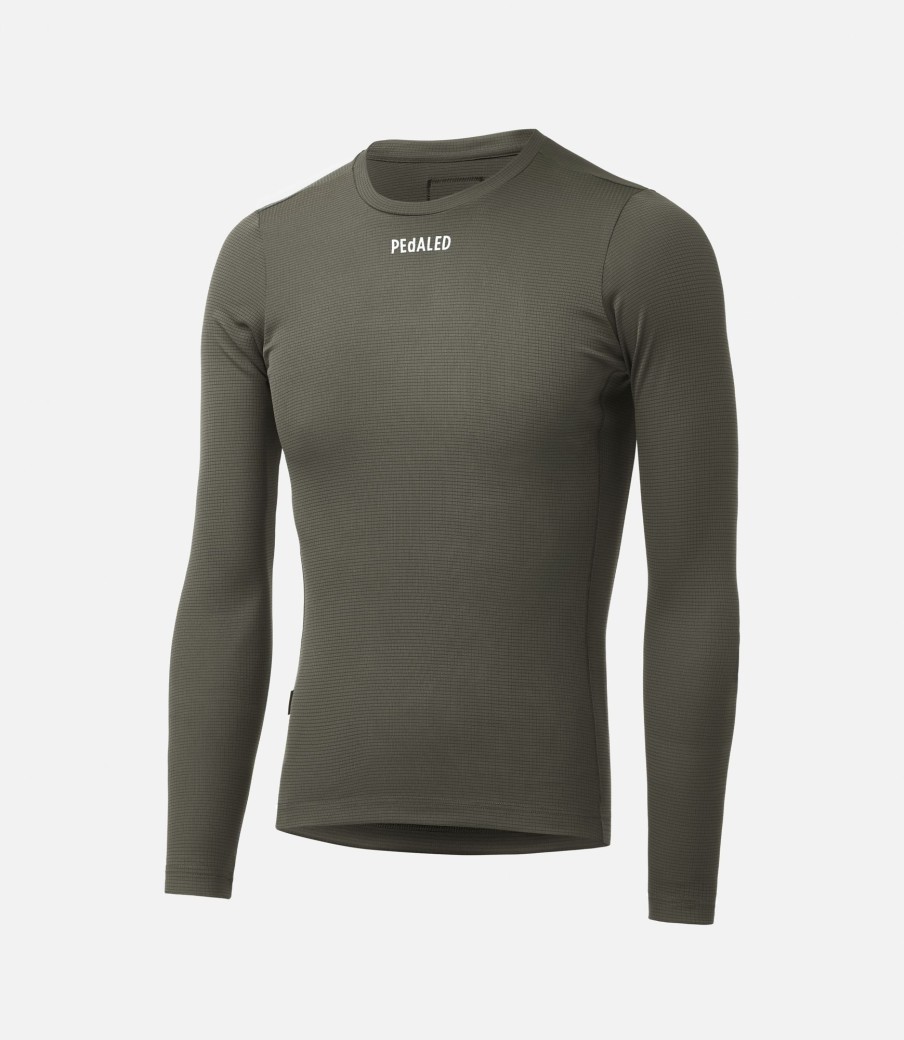 Uomo PEdALED | Base Layer A Maniche Lunghe Grey Ink