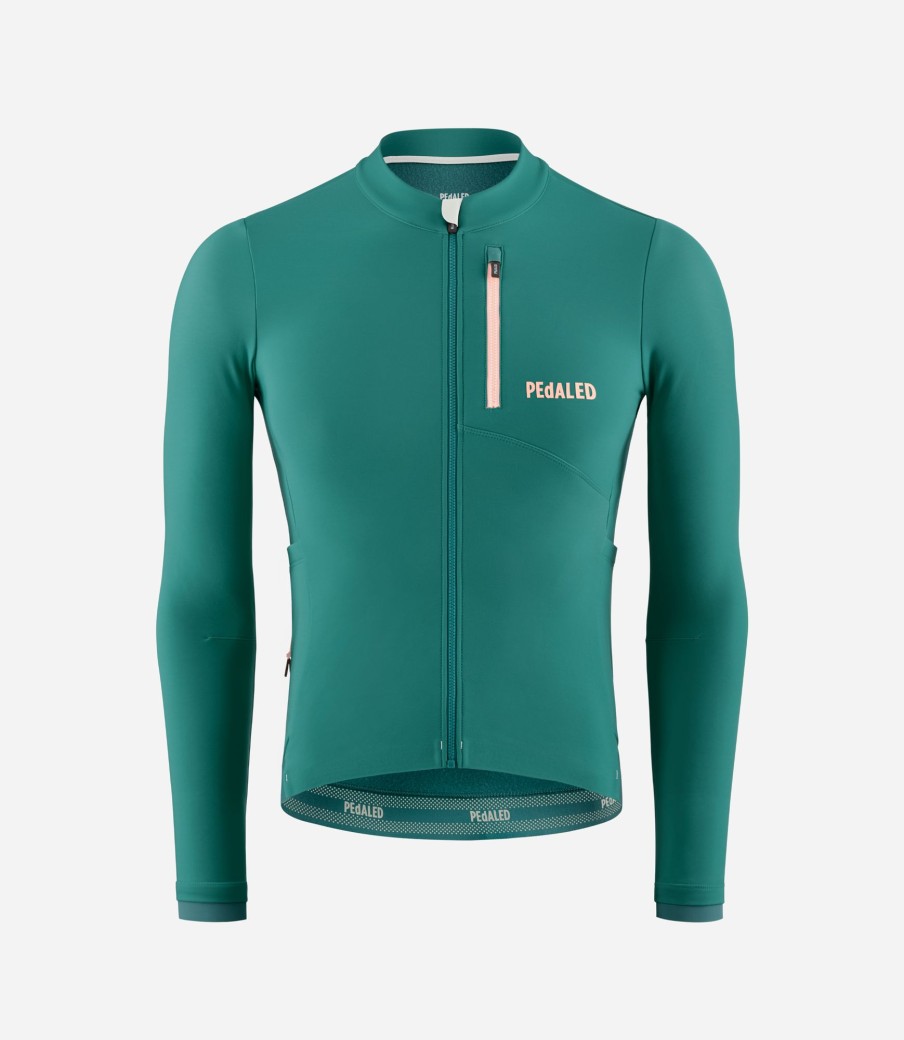 Uomo PEdALED | Maglia A Maniche Lunghe Verde