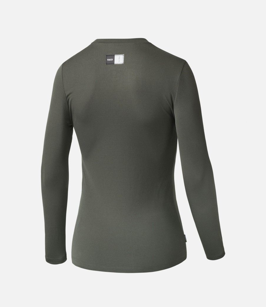 Donna PEdALED | Base Layer A Maniche Lunghe Da Donna Grey Ink