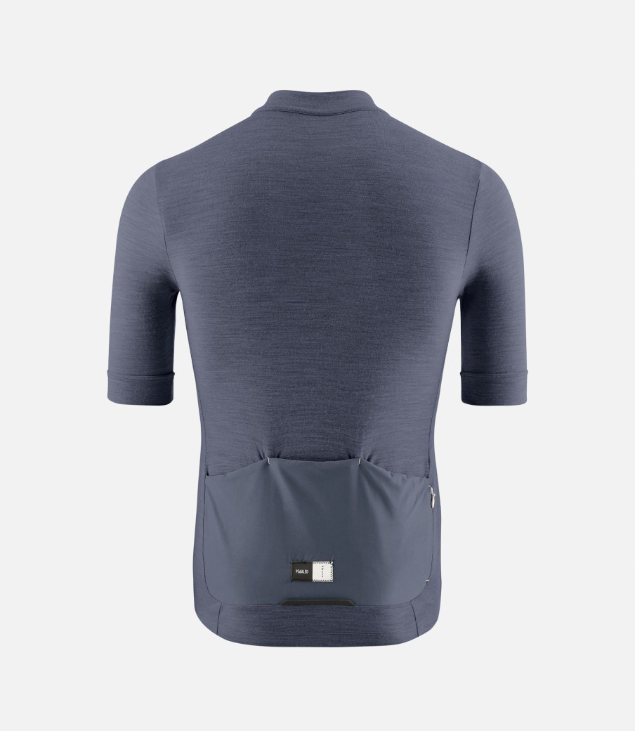 Uomo PEdALED | Maglia In Merino Maniche Corte Dark Navy