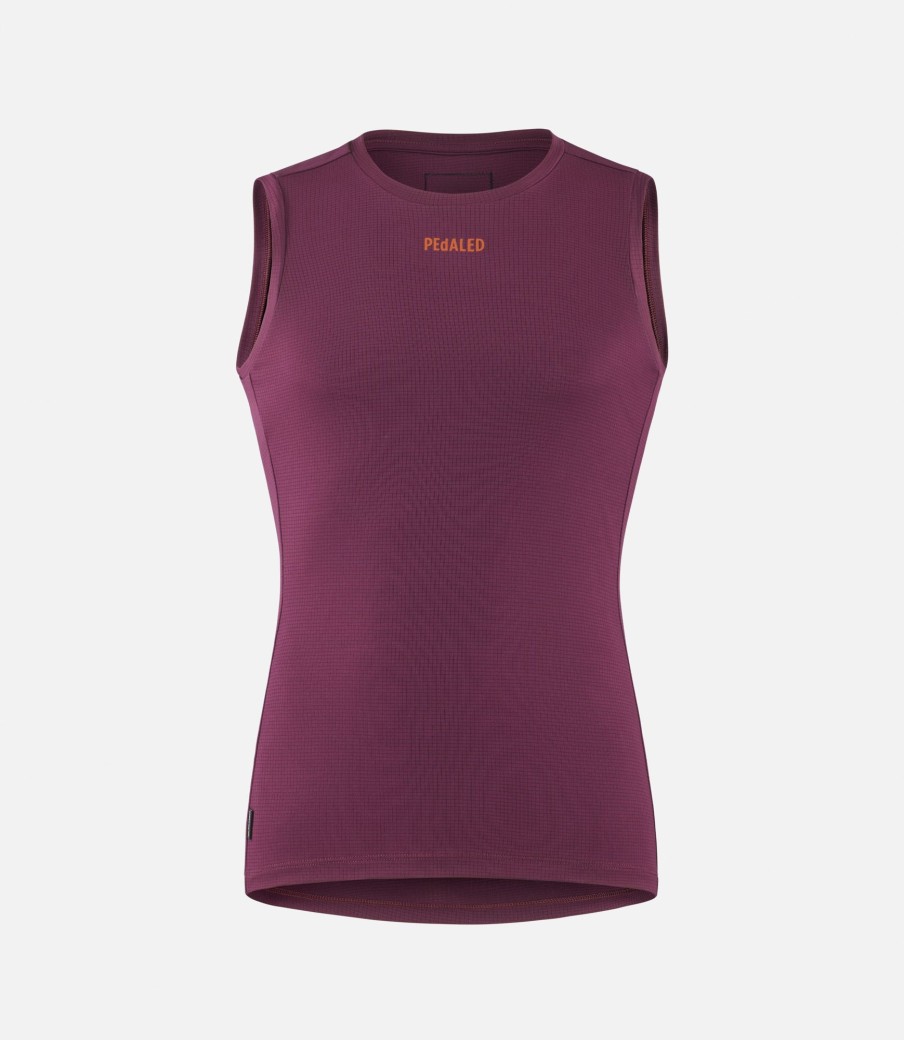 Uomo PEdALED | Base Layer Senza Maniche Power Dry® Viola