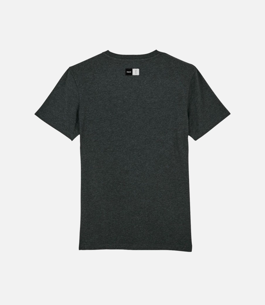 Uomo PEdALED | T-Shirt In Cotone Grigio Scuro