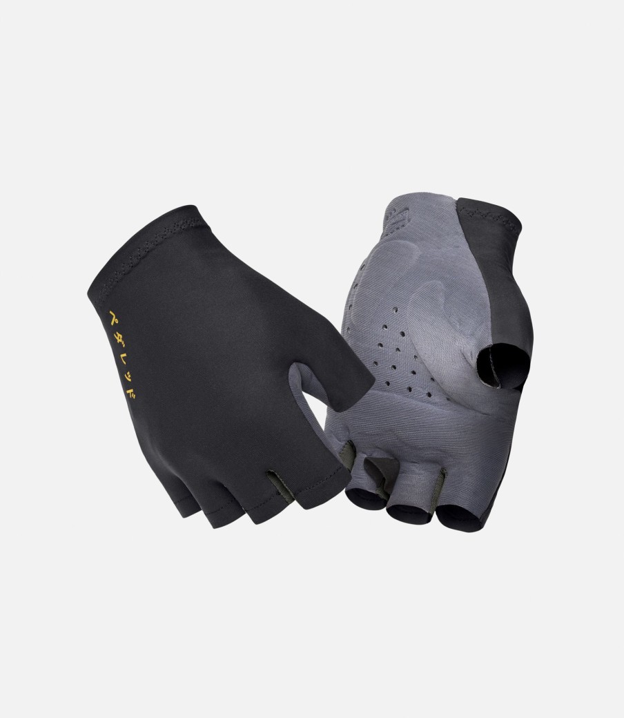 Uomo PEdALED | Guanti Elastic Interface Nero