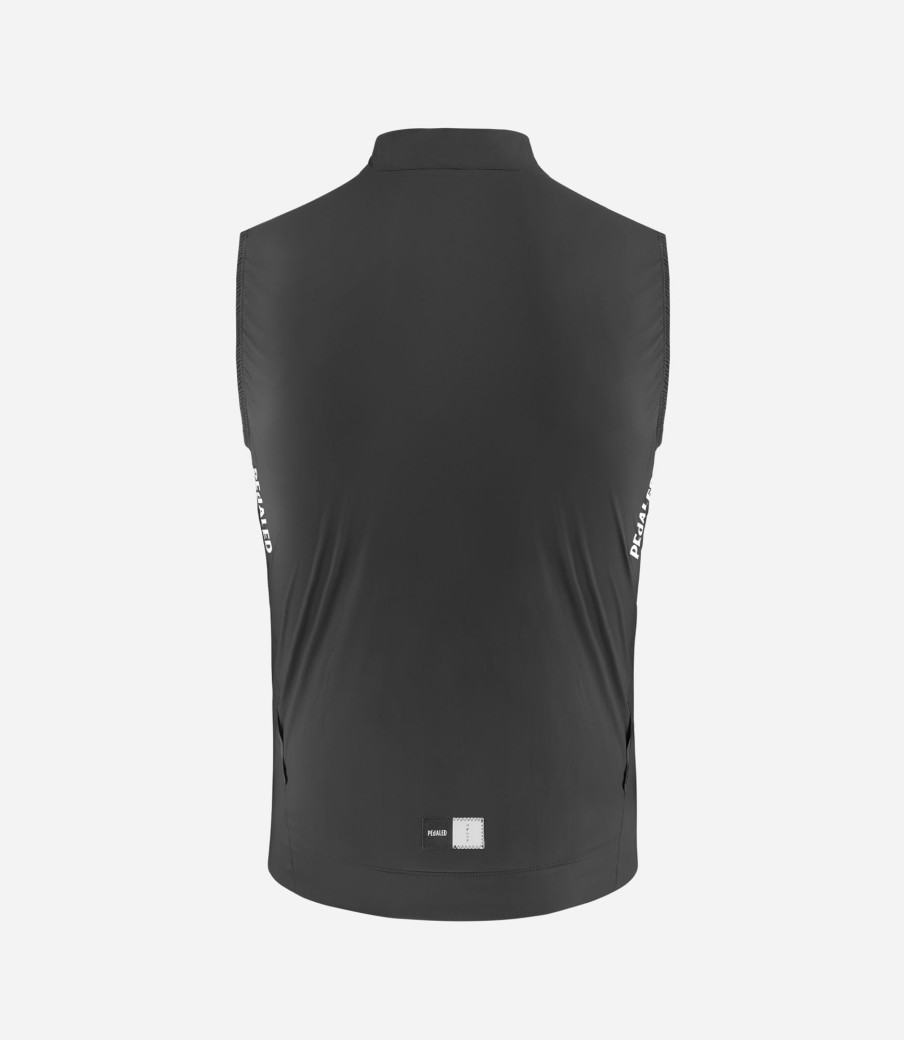 Uomo PEdALED | Gilet Impermeabile Nero