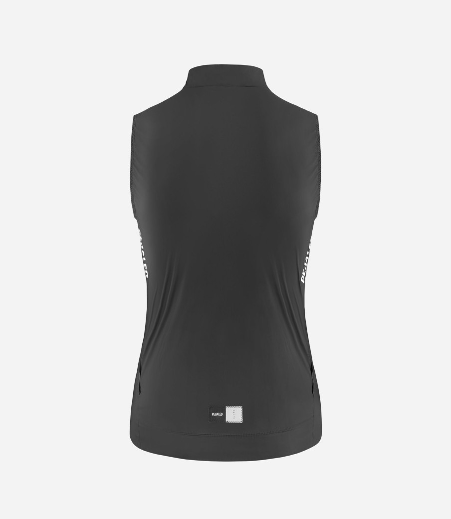 Donna PEdALED | Gilet Impermeabile Da Donna Nero