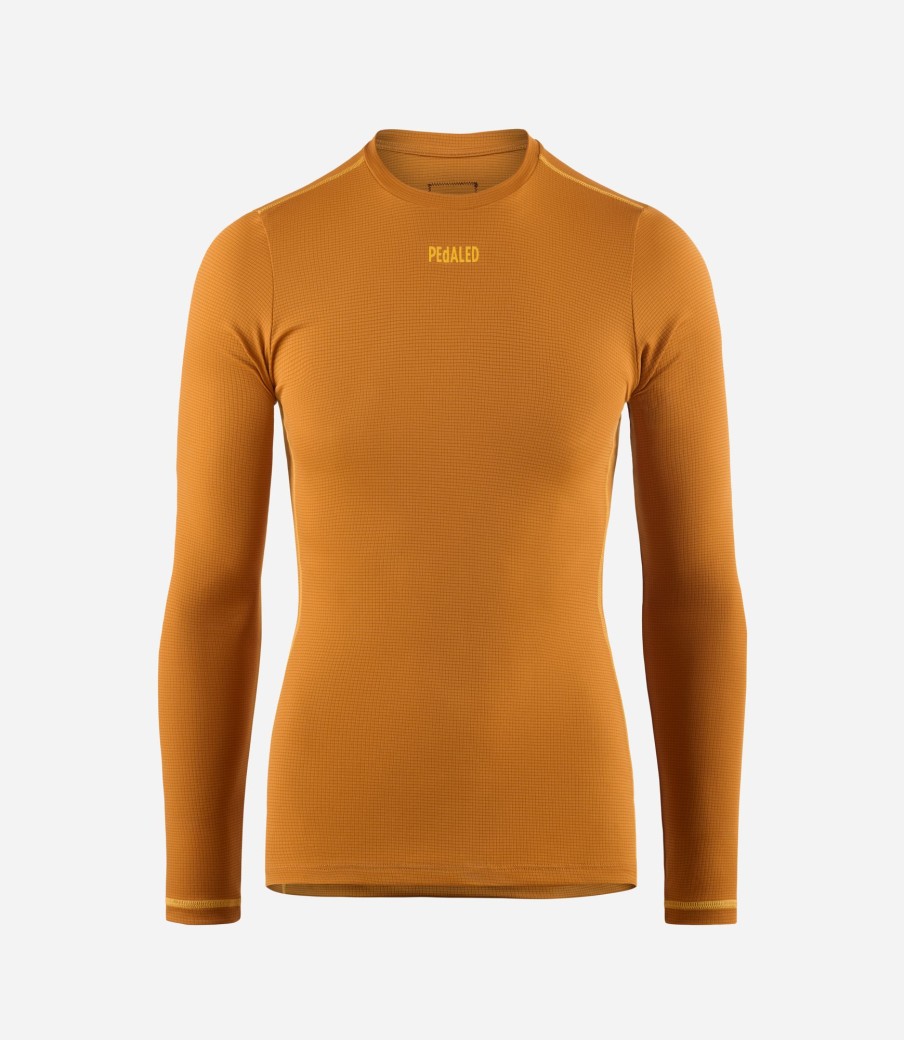 Donna PEdALED | Base Layer A Maniche Lunghe Da Donna Marrone