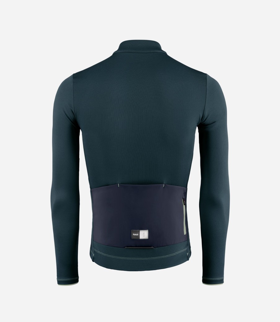 Uomo PEdALED | Maglia Merino Maniche Lunghe Navy