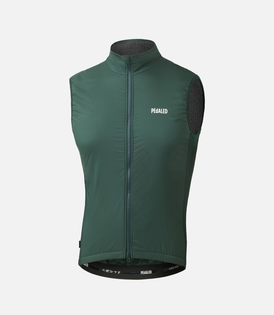 Uomo PEdALED | Gilet Alpha® Dark Green