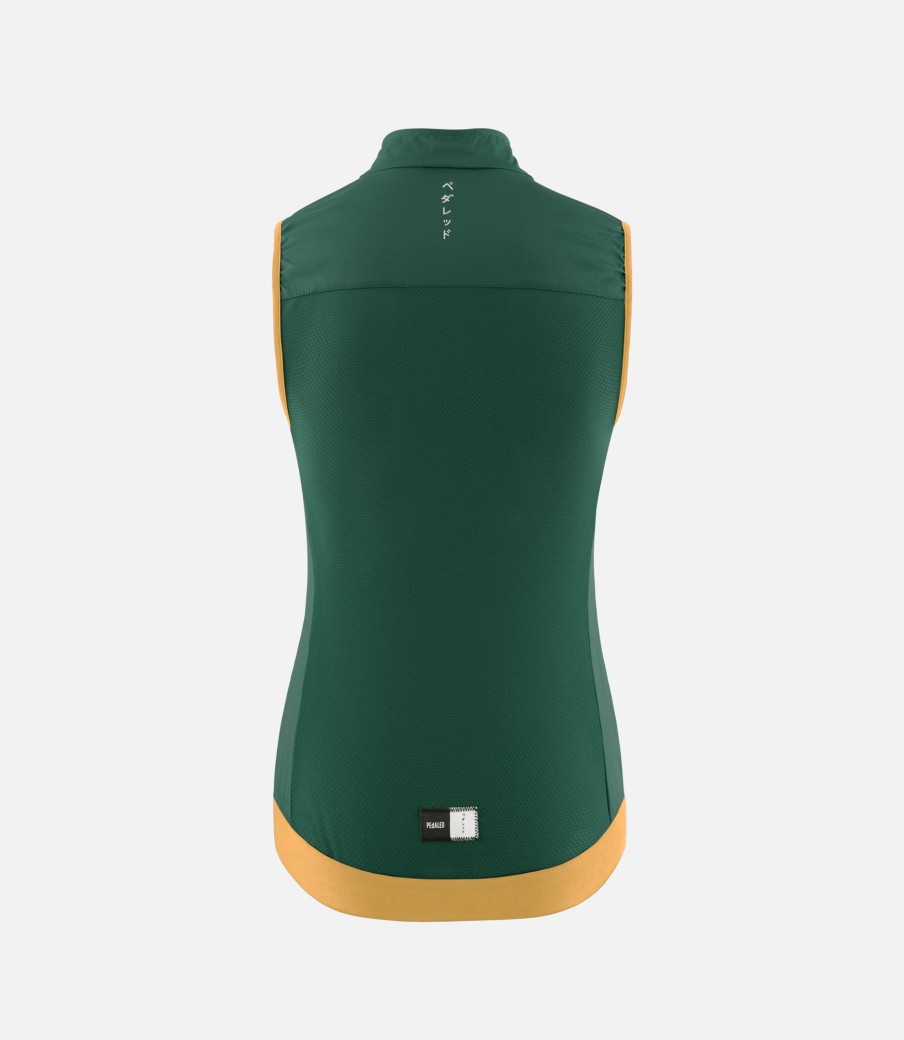 Donna PEdALED | Gilet Antivento Da Donna Dark Green