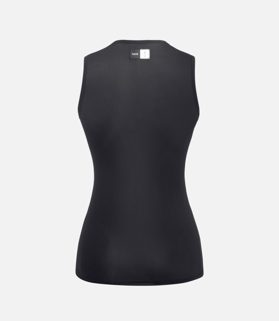 Donna PEdALED | Base Layer Senza Maniche Da Donna Nero