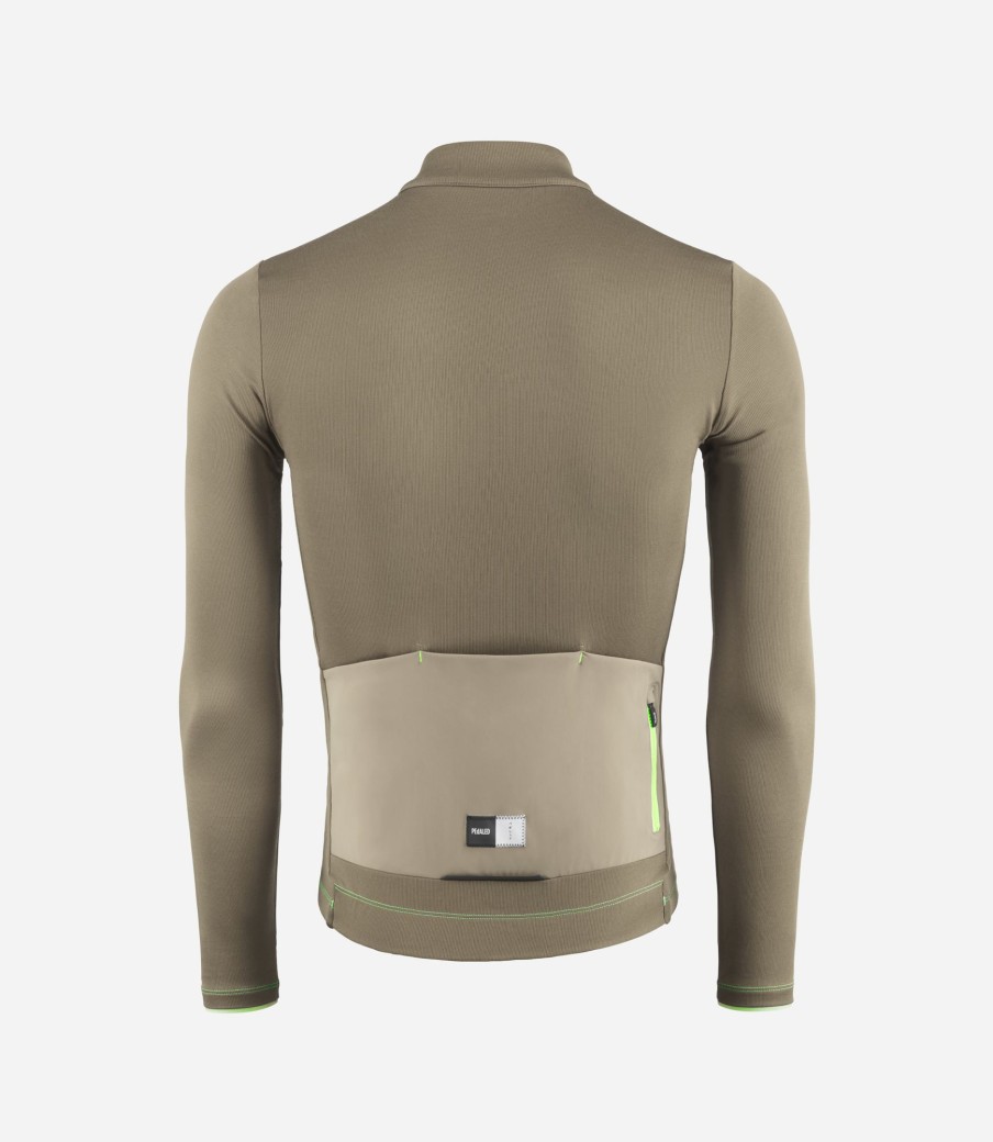 Uomo PEdALED | Maglia Merino Maniche Lunghe Grigio