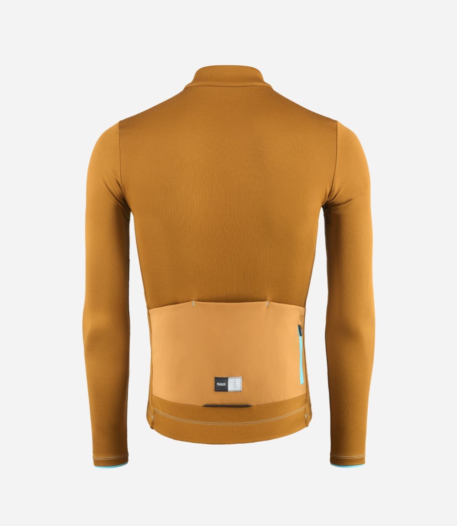 Uomo PEdALED | Maglia Merino Maniche Lunghe Marrone