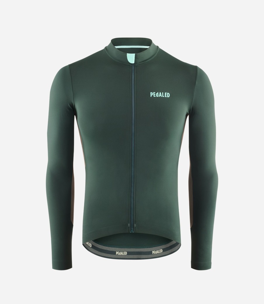 Uomo PEdALED | Maglia Maniche Lunghe Verde