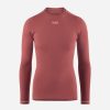 Donna PEdALED | Base Layer A Maniche Lunghe Da Donna Dark Red