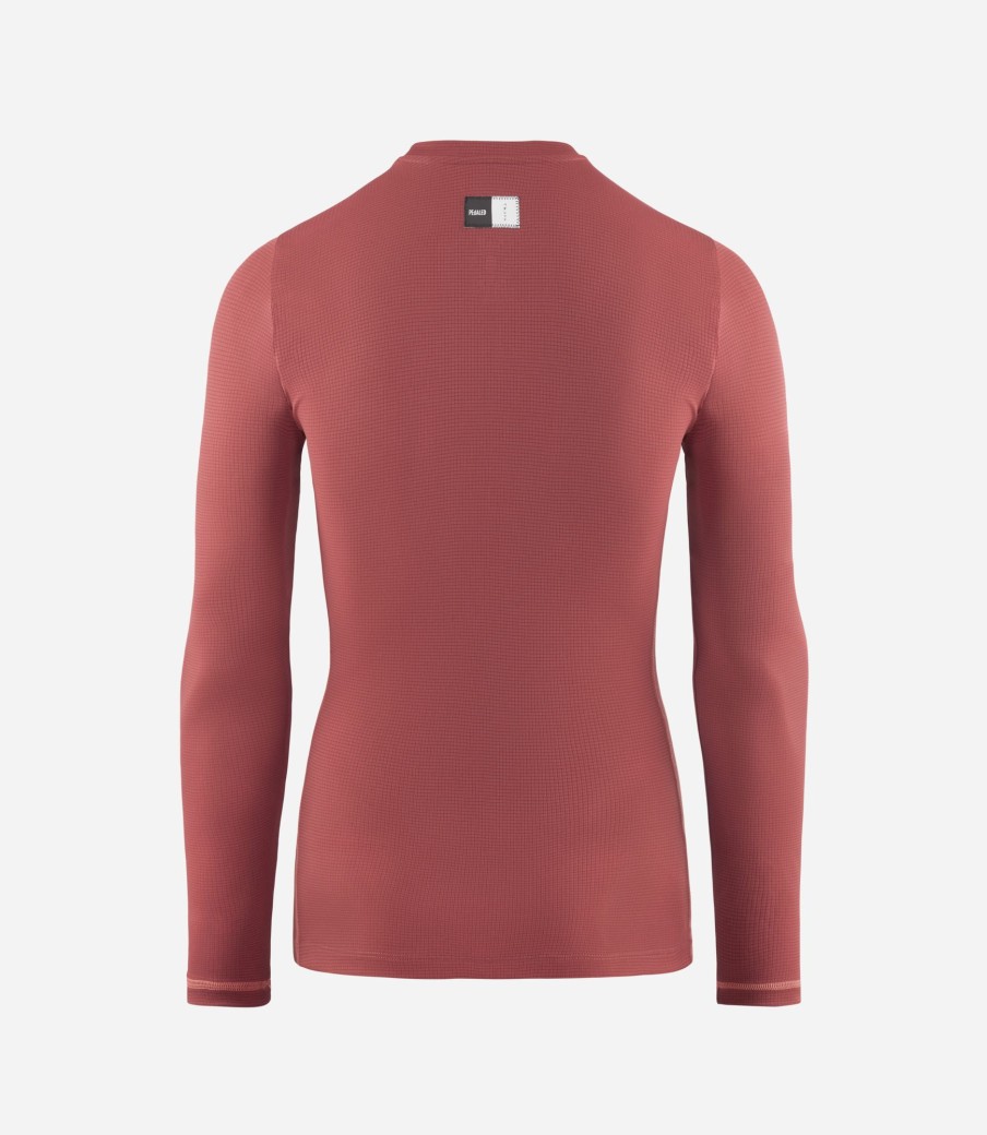 Donna PEdALED | Base Layer A Maniche Lunghe Da Donna Dark Red