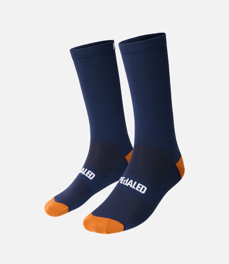 Uomo PEdALED | Calzini Da Ciclismo Estivi Dark Navy