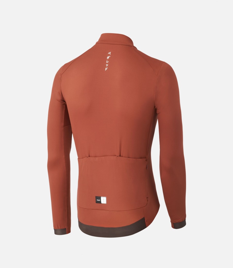 Uomo PEdALED | Maglia A Maniche Lunghe Burnt Henna