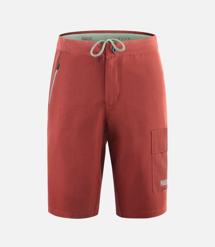 Uomo PEdALED | Shorts Da Gravel Madder Brown