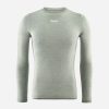 Uomo PEdALED | Maglia Intima In Merino Maniche Lunghe Verde Militare