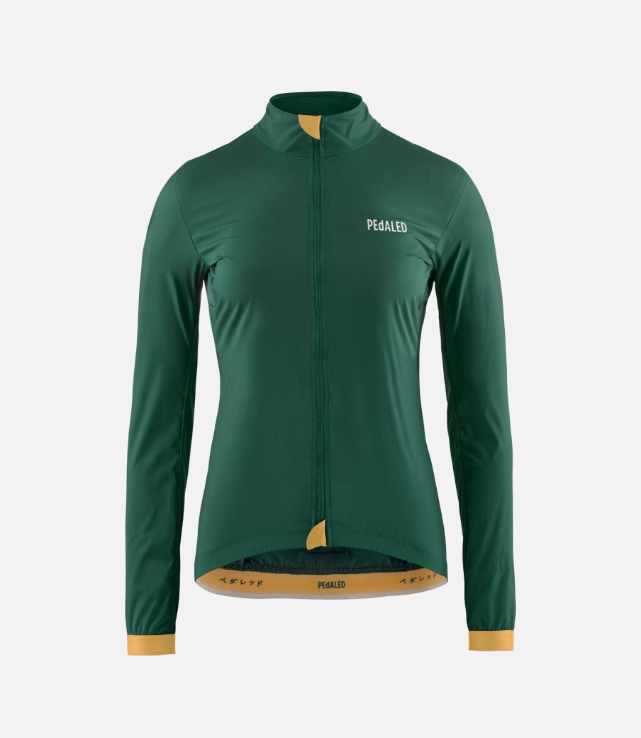 Donna PEdALED | Giacca Antivento Da Donna Dark Green