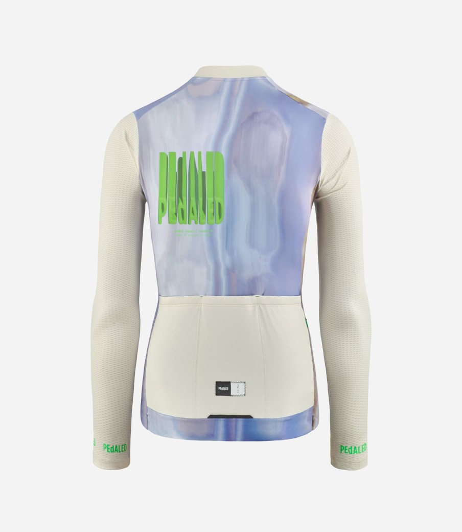 Donna PEdALED | Maglia Maniche Lunghe Da Donna Off-White