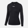 Donna PEdALED | Base Layer In Merino A Maniche Lunghe Da Donna Nero