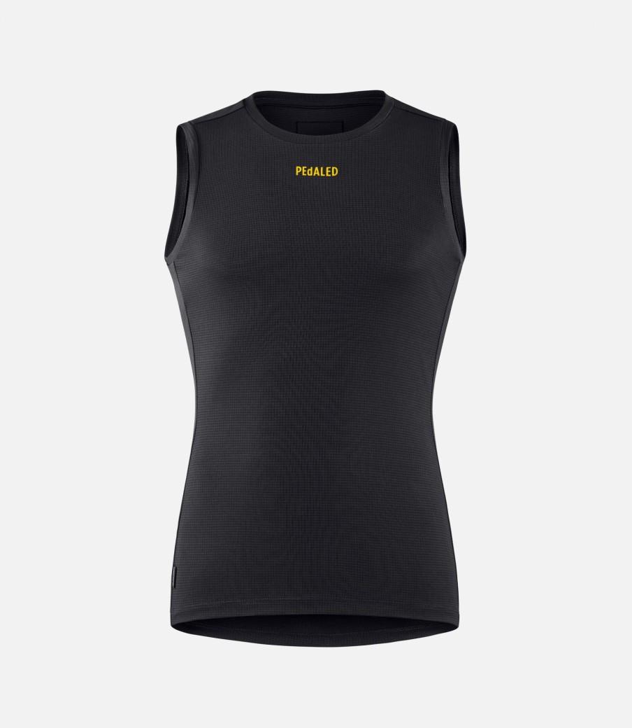 Uomo PEdALED | Base Layer Senza Maniche Power Dry® Nero