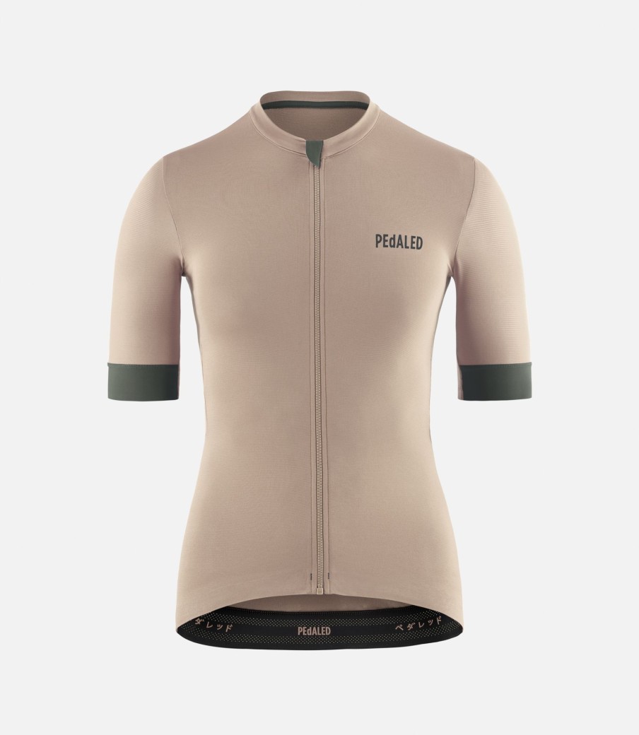 Donna PEdALED | Maglia Maniche Corte Da Donna Sabbia