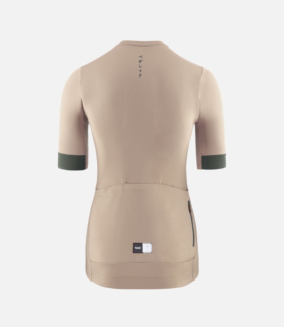 Donna PEdALED | Maglia Maniche Corte Da Donna Sabbia