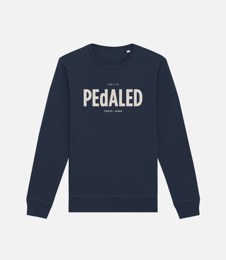 Uomo PEdALED | Felpa In Cotone Navy