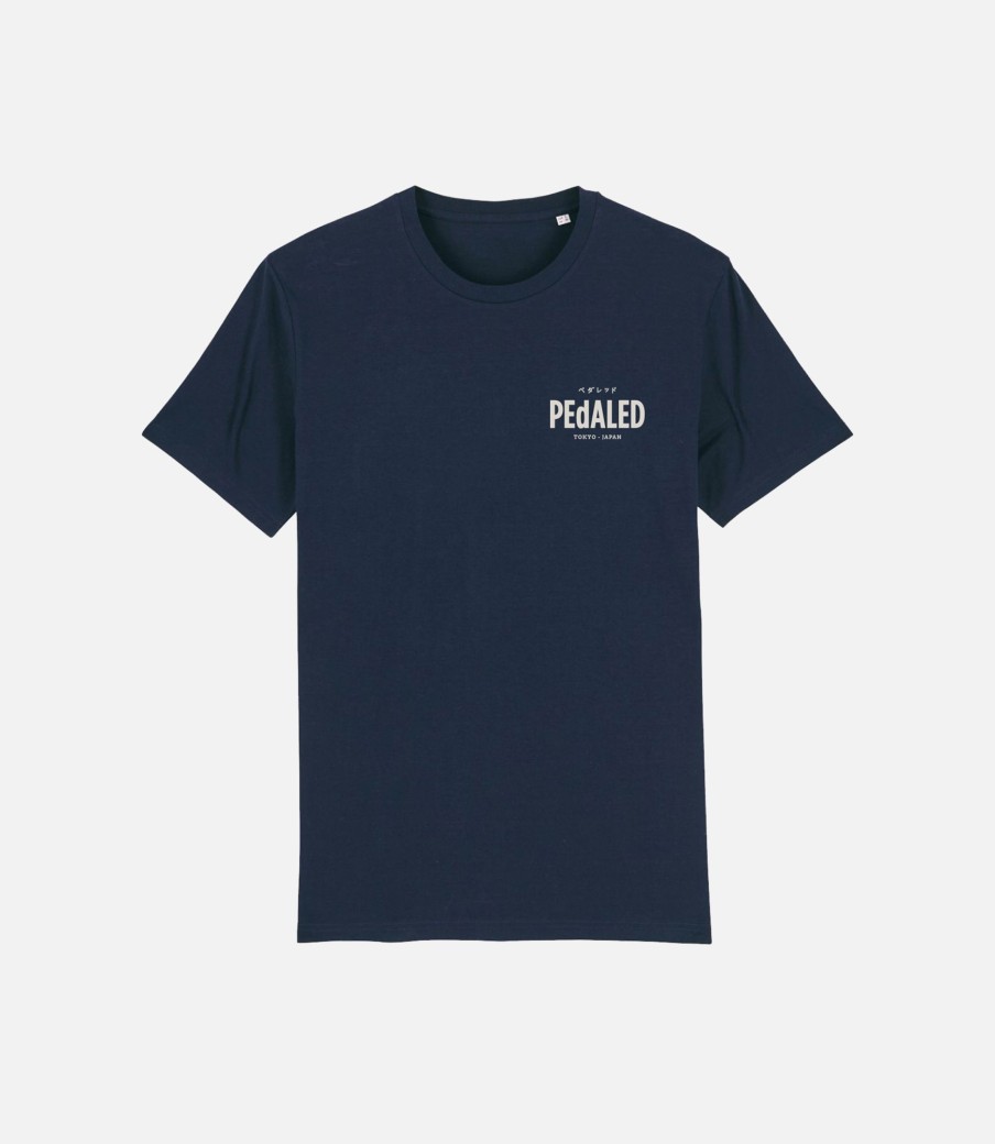 Uomo PEdALED | T-Shirt In Cotone Navy