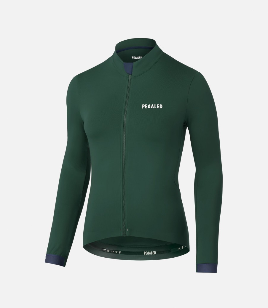 Donna PEdALED | Maglia A Maniche Lunghe Da Donna Dark Green