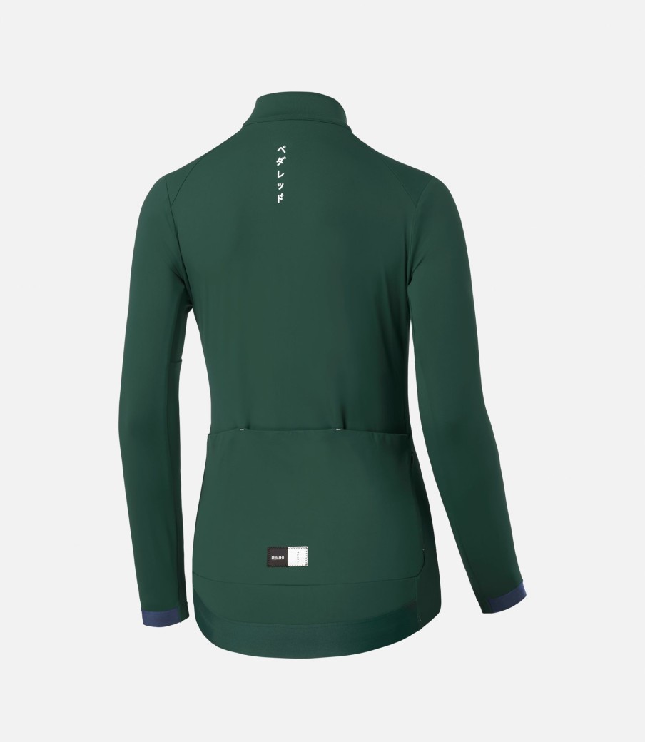 Donna PEdALED | Maglia A Maniche Lunghe Da Donna Dark Green