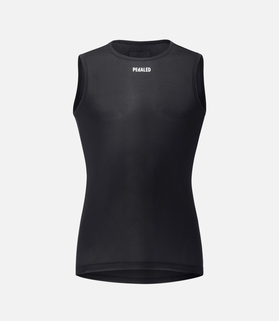 Uomo PEdALED | Base Layer Senza Maniche Nero