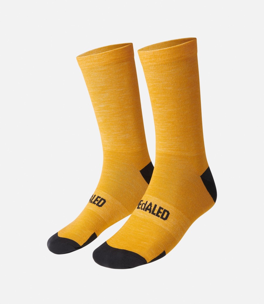 Uomo PEdALED | Calze In Lana Merino Golden Yellow