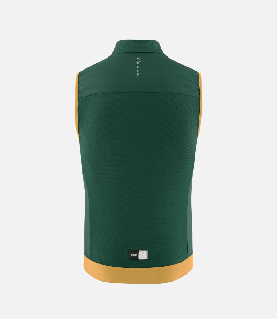 Uomo PEdALED | Gilet Antivento Dark Green