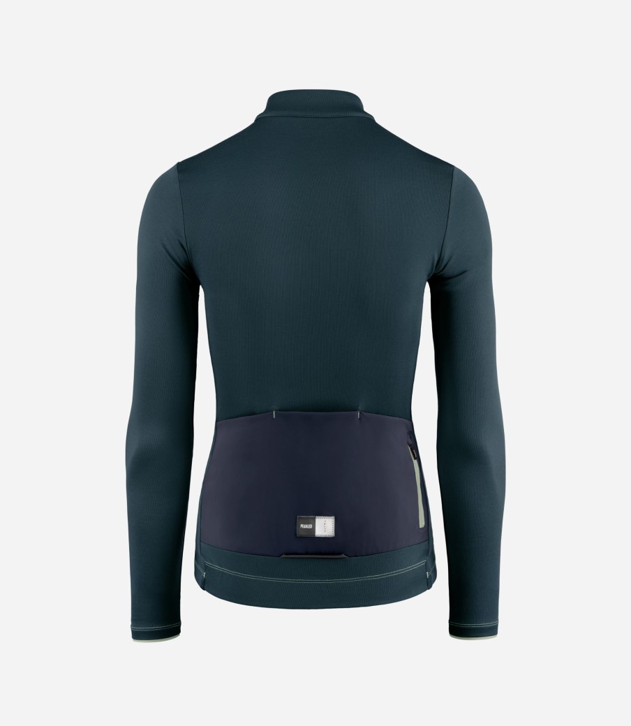 Donna PEdALED | Maglia In Merino Maniche Lunghe Da Donna Navy