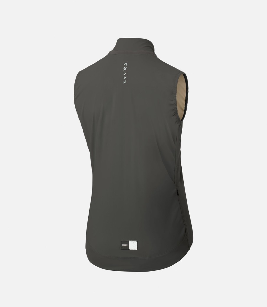 Donna PEdALED | Gilet Impermeabile Da Donna Grey Ink